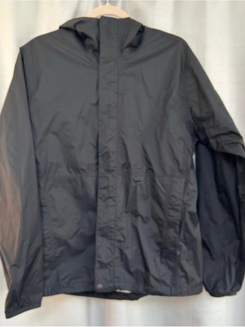 Marmot Black Hooded Raincoat